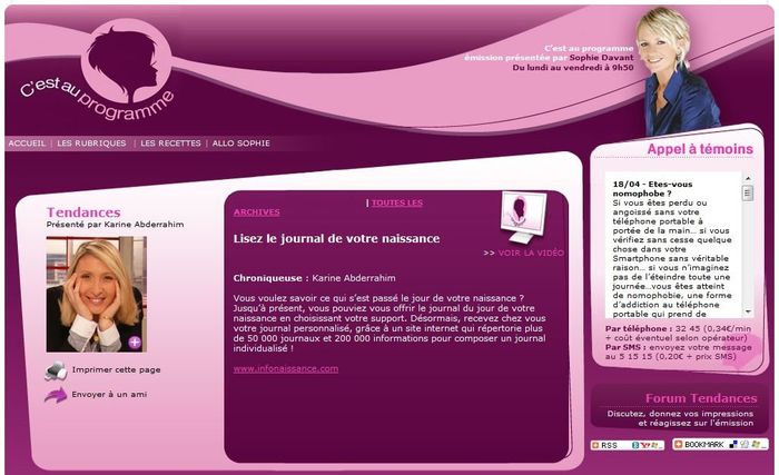 journal de naissance, journal anniversaire, Jour de Naissance, JT